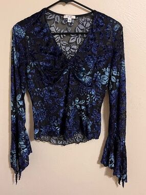 Cache Velvet Top